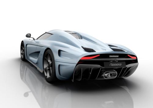 Koenigsegg Regera rear wing down